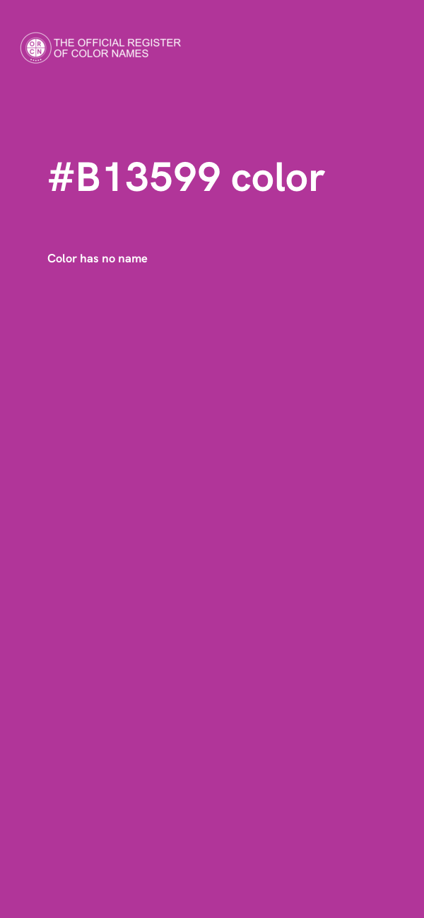 #B13599 color image