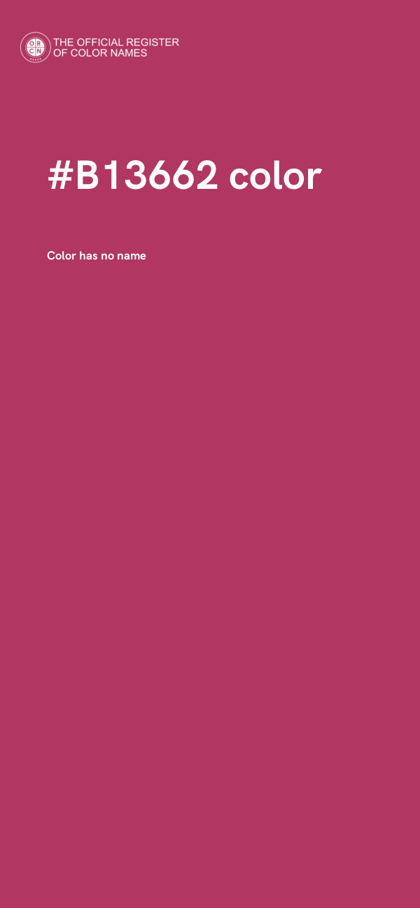 #B13662 color image