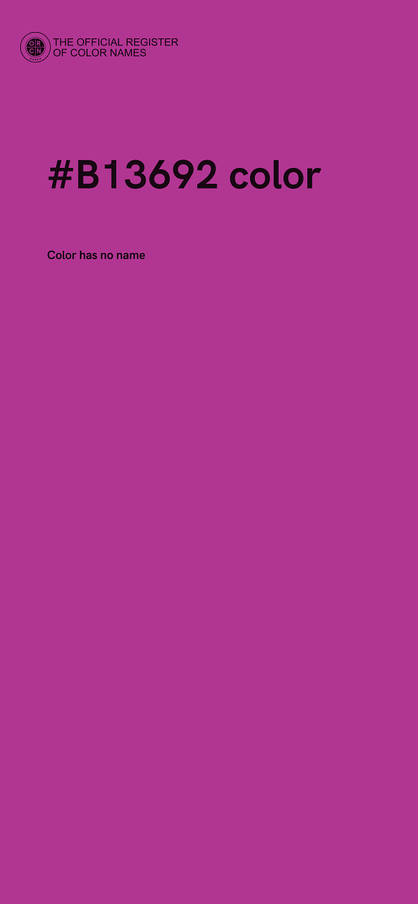#B13692 color image