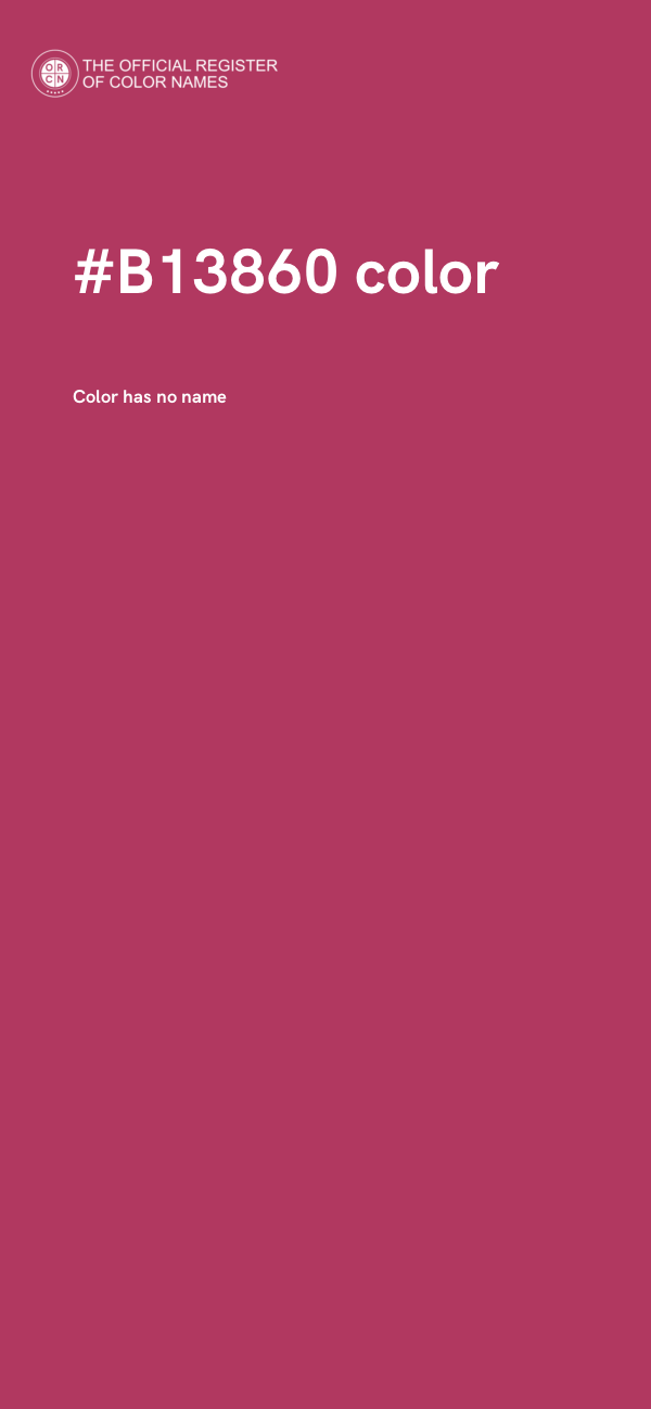 #B13860 color image