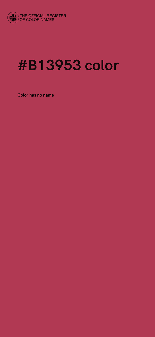 #B13953 color image