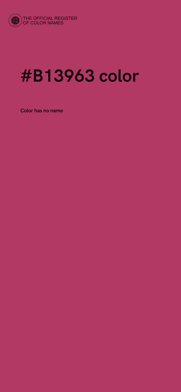 #B13963 color image