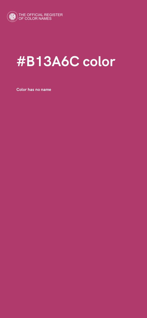 #B13A6C color image