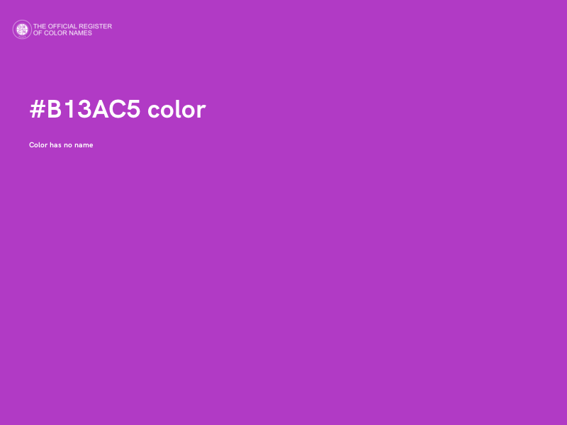 #B13AC5 color image