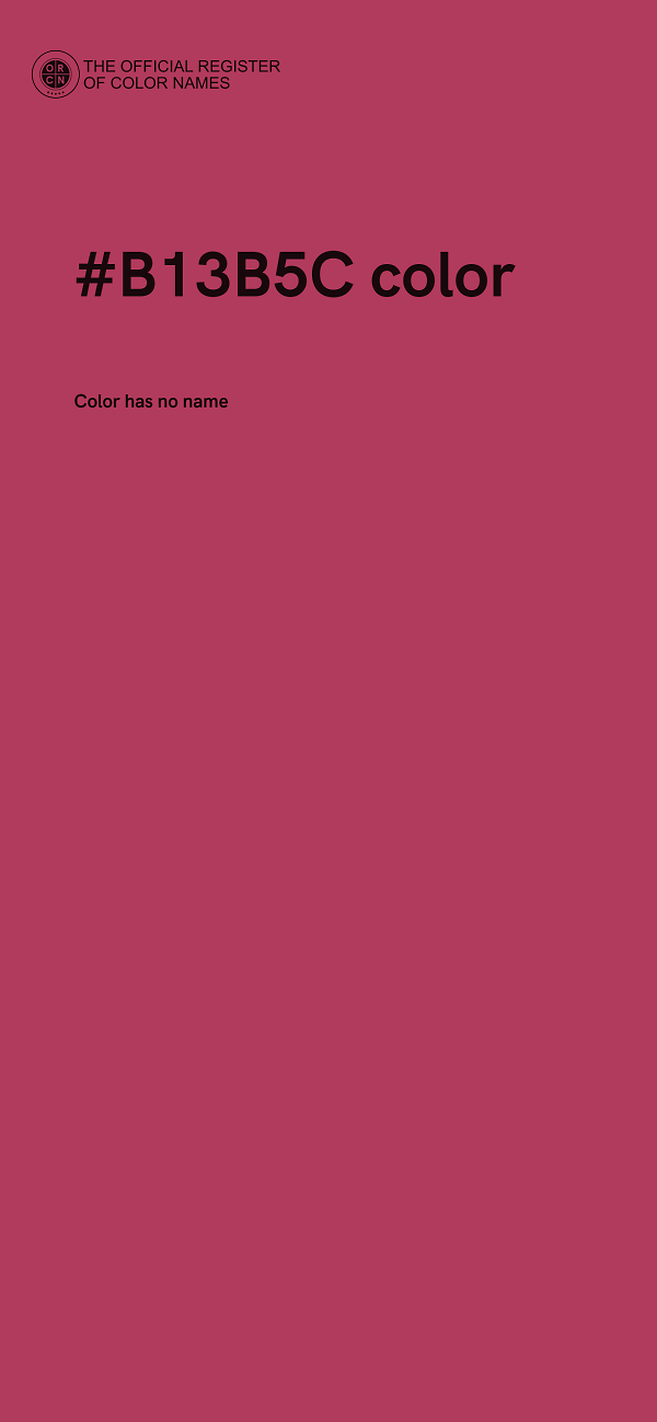 #B13B5C color image