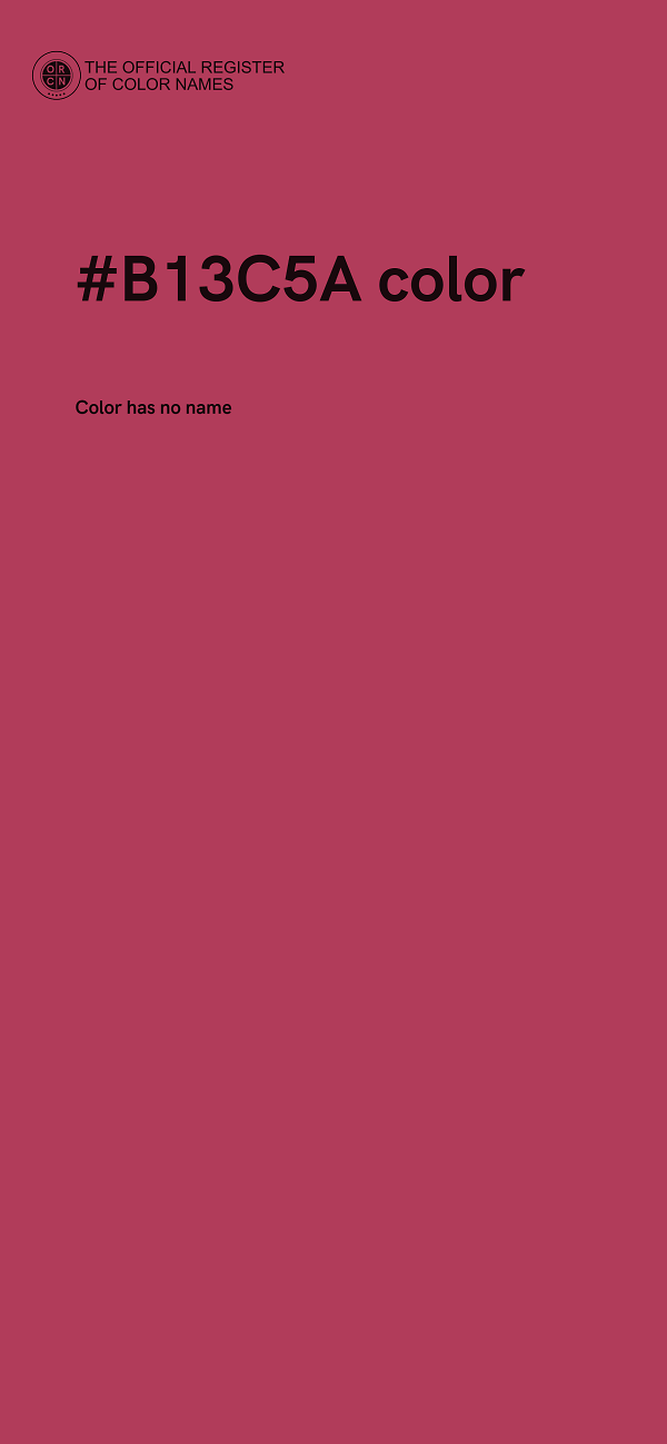 #B13C5A color image