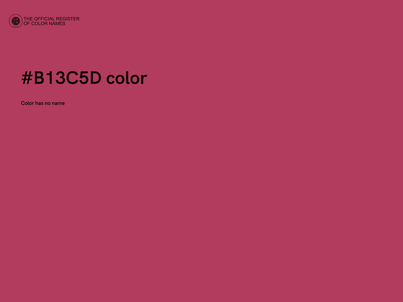 #B13C5D color image