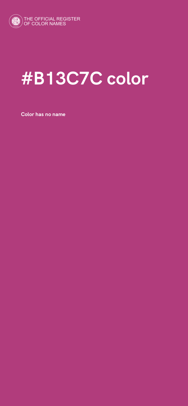 #B13C7C color image