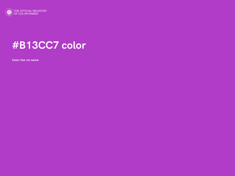 #B13CC7 color image