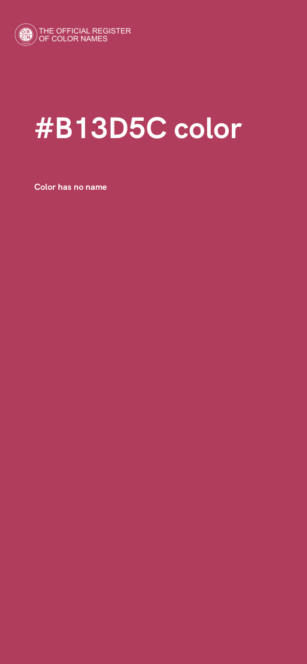 #B13D5C color image
