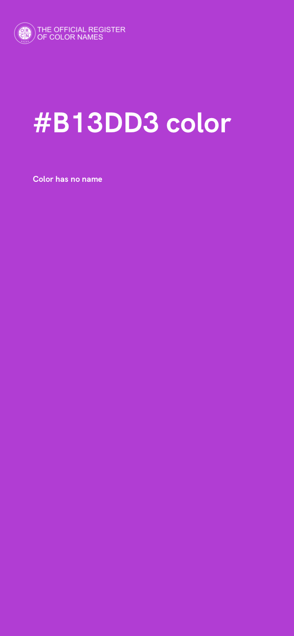 #B13DD3 color image