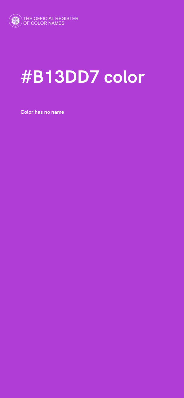 #B13DD7 color image