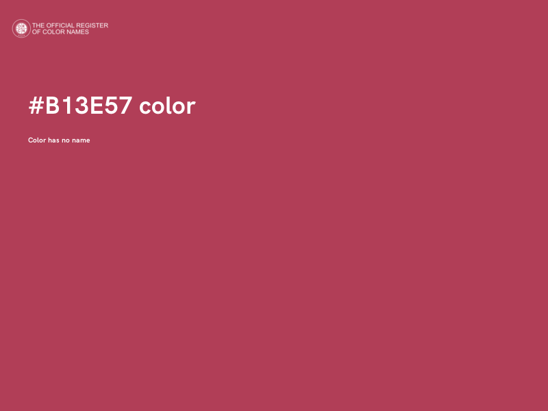 #B13E57 color image