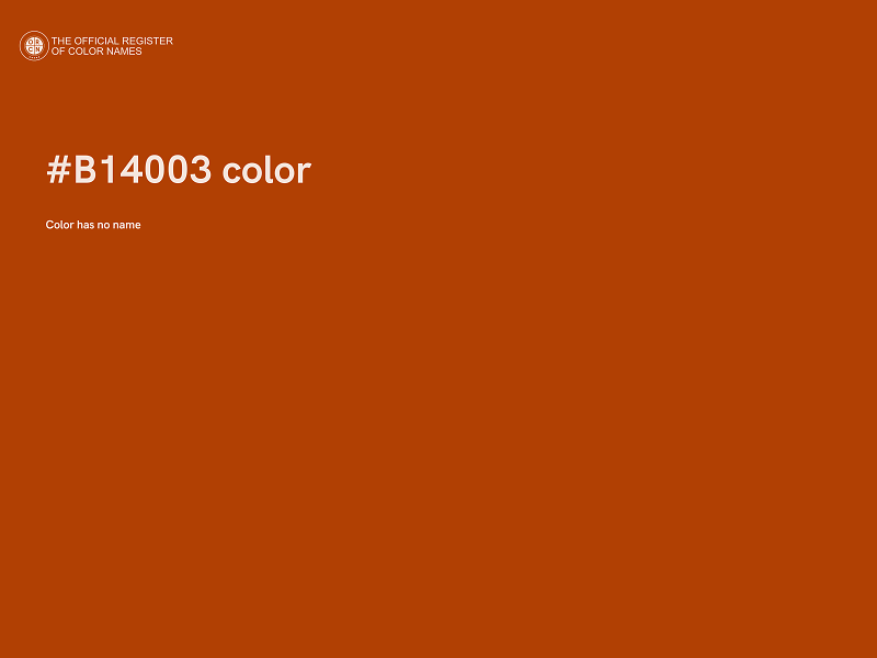 #B14003 color image