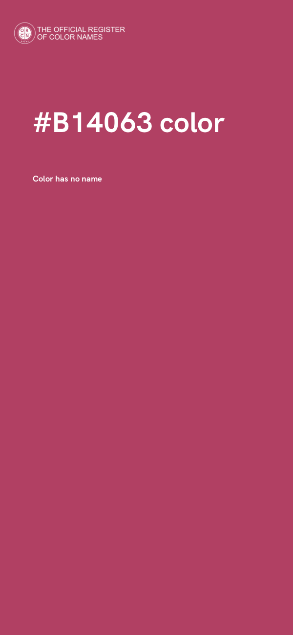 #B14063 color image