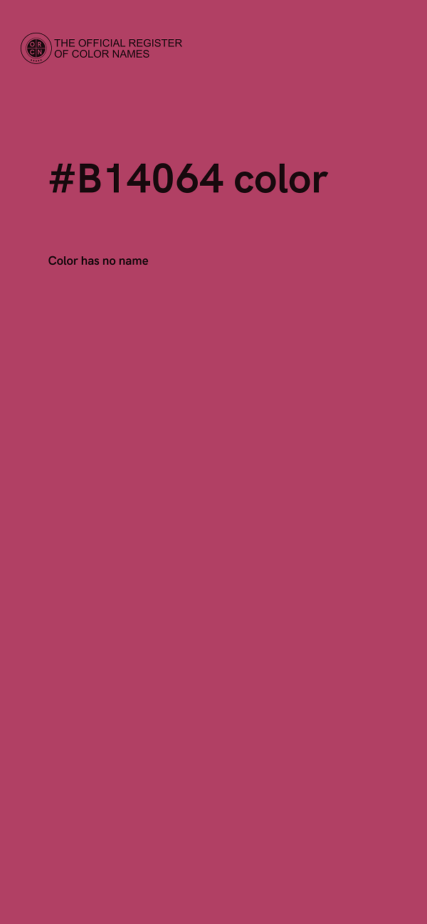 #B14064 color image