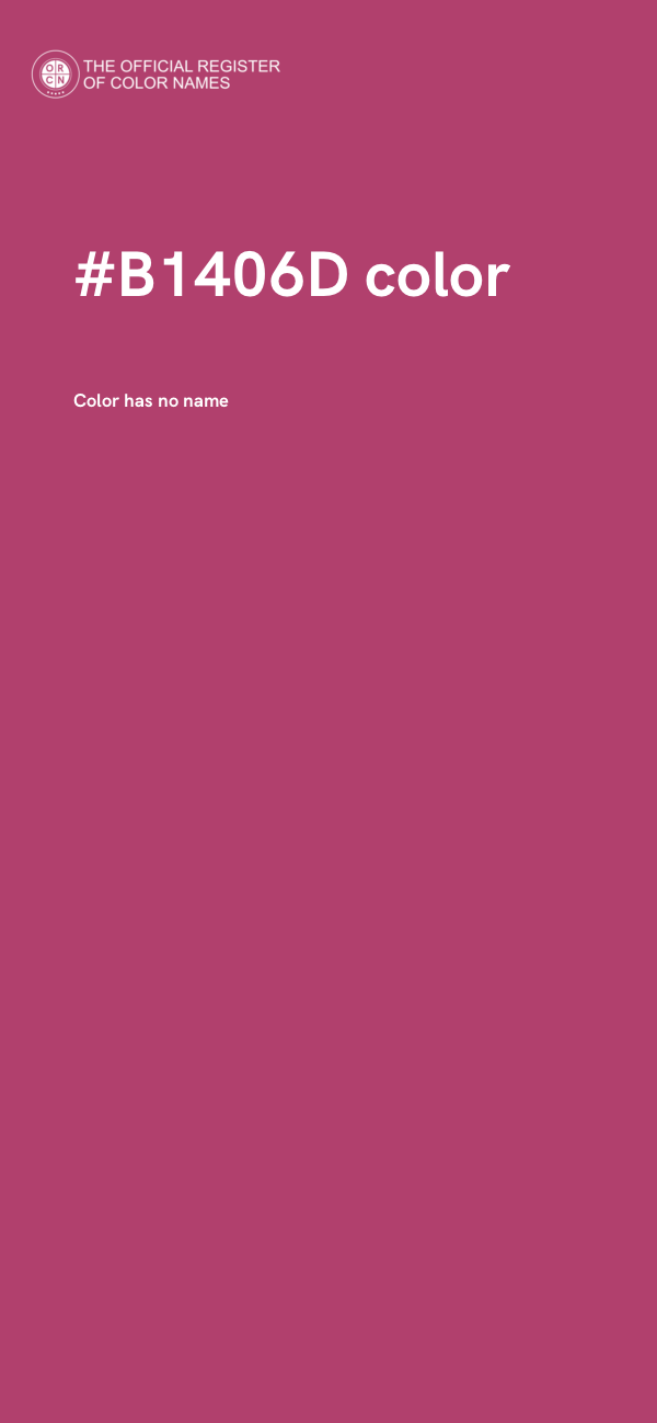 #B1406D color image