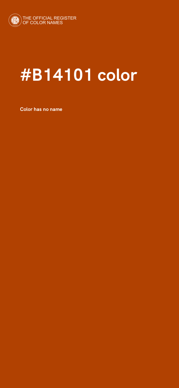 #B14101 color image