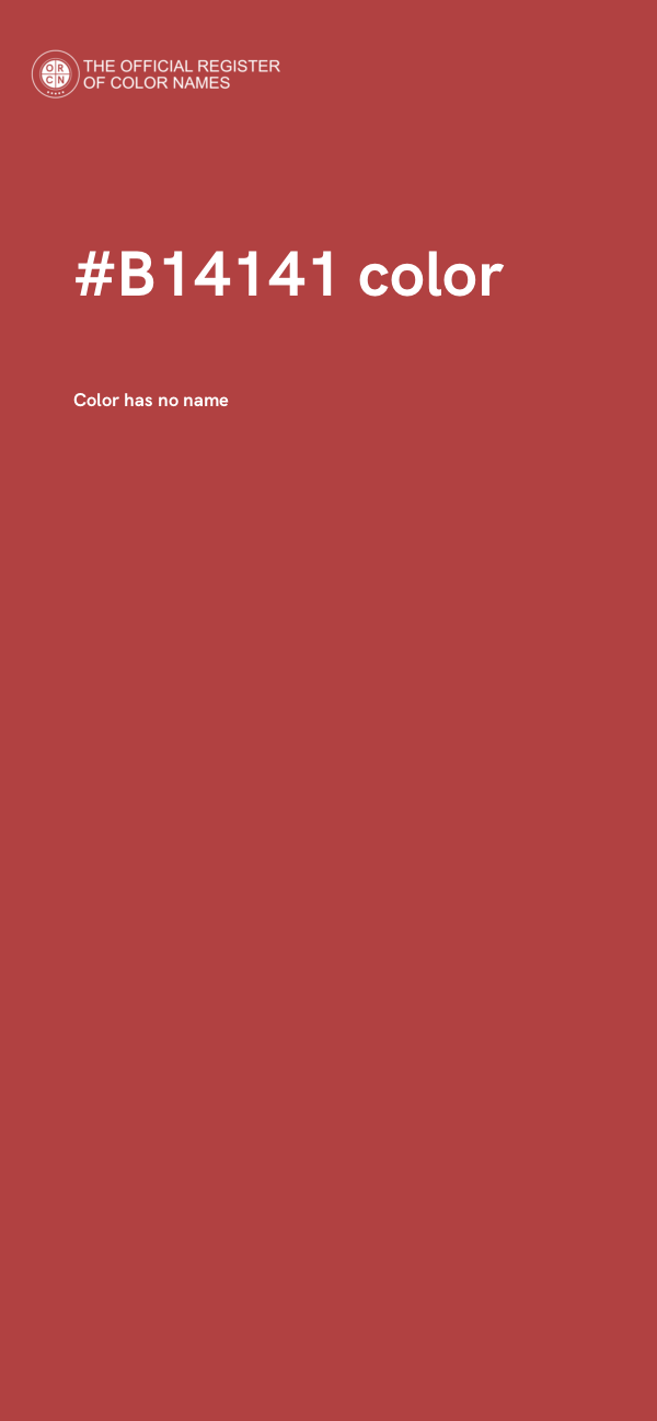 #B14141 color image