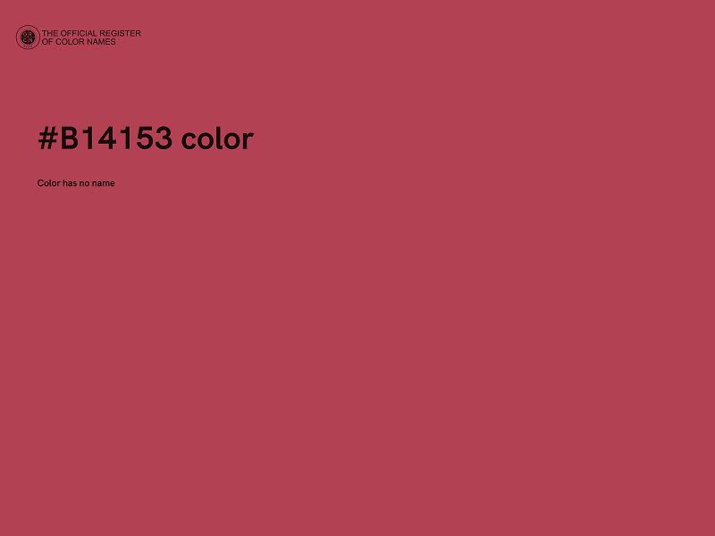 #B14153 color image
