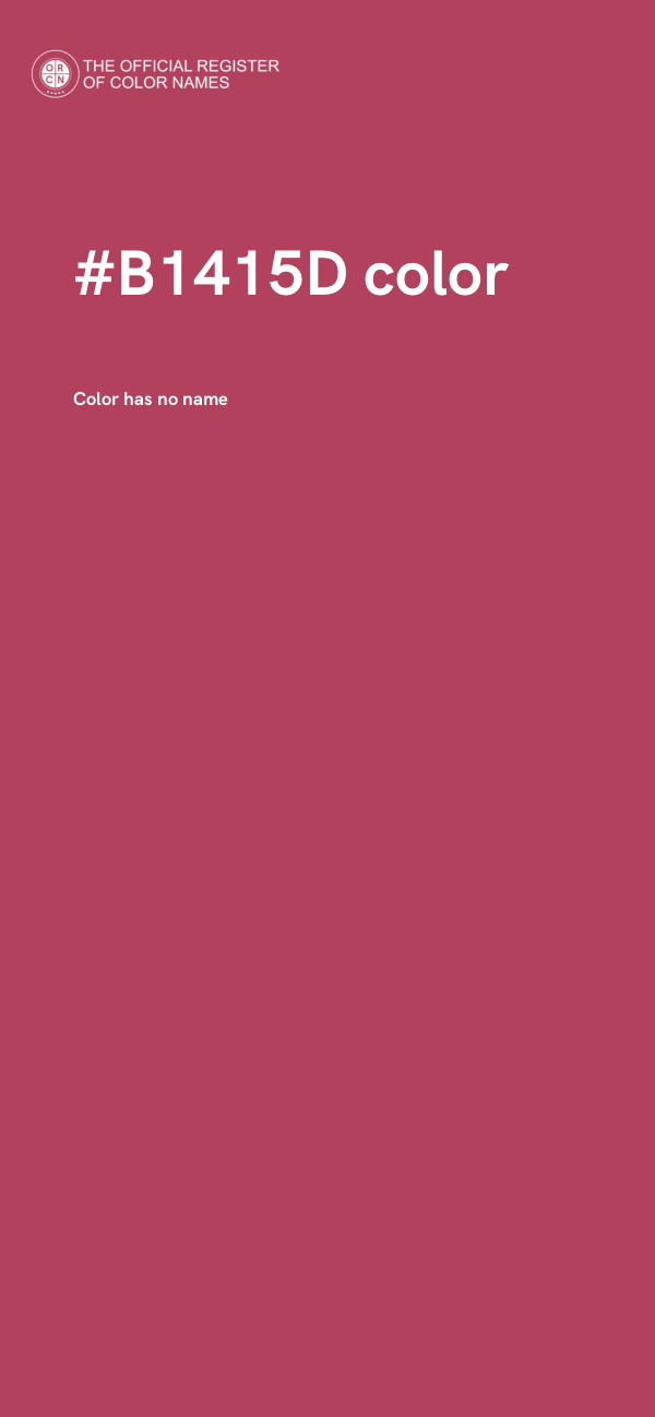 #B1415D color image