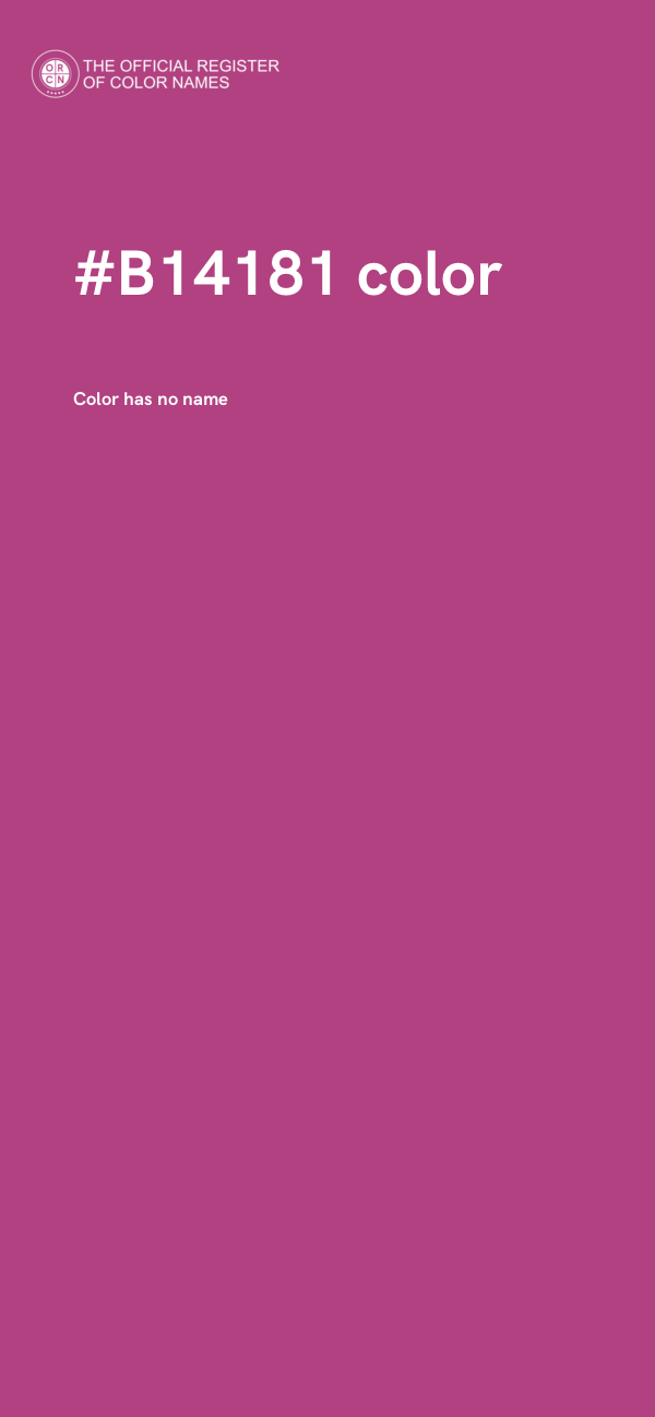 #B14181 color image