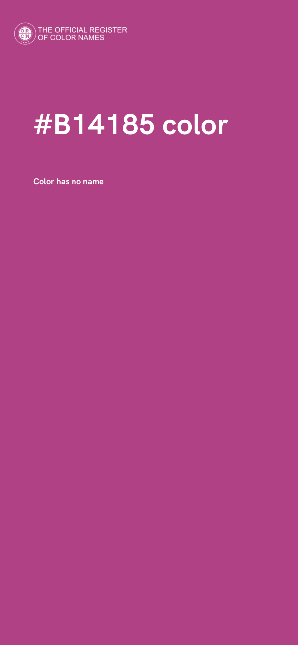 #B14185 color image