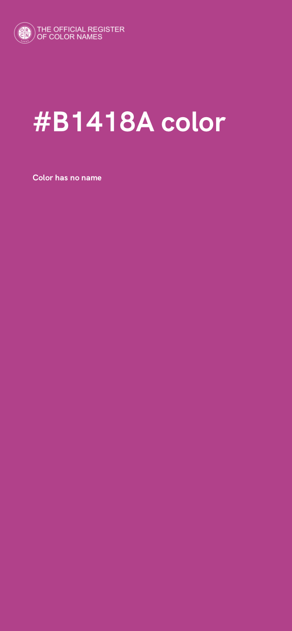 #B1418A color image