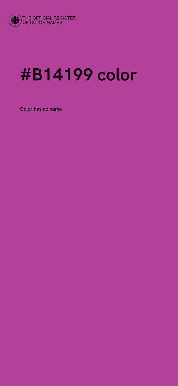 #B14199 color image