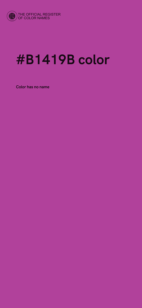 #B1419B color image