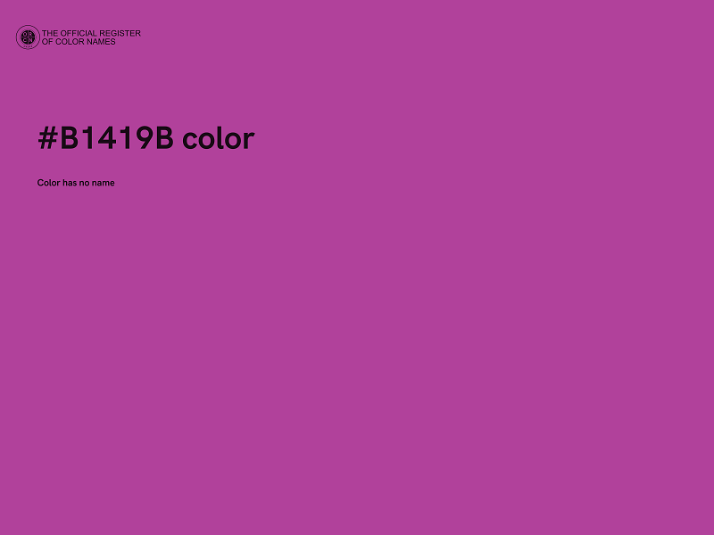 #B1419B color image