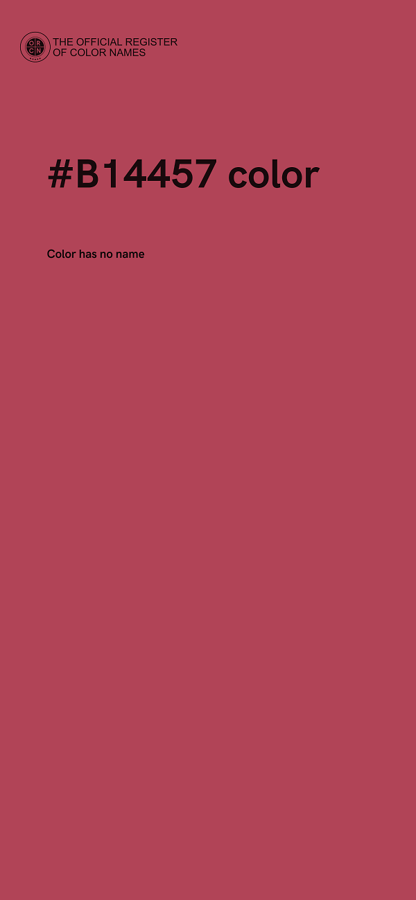 #B14457 color image