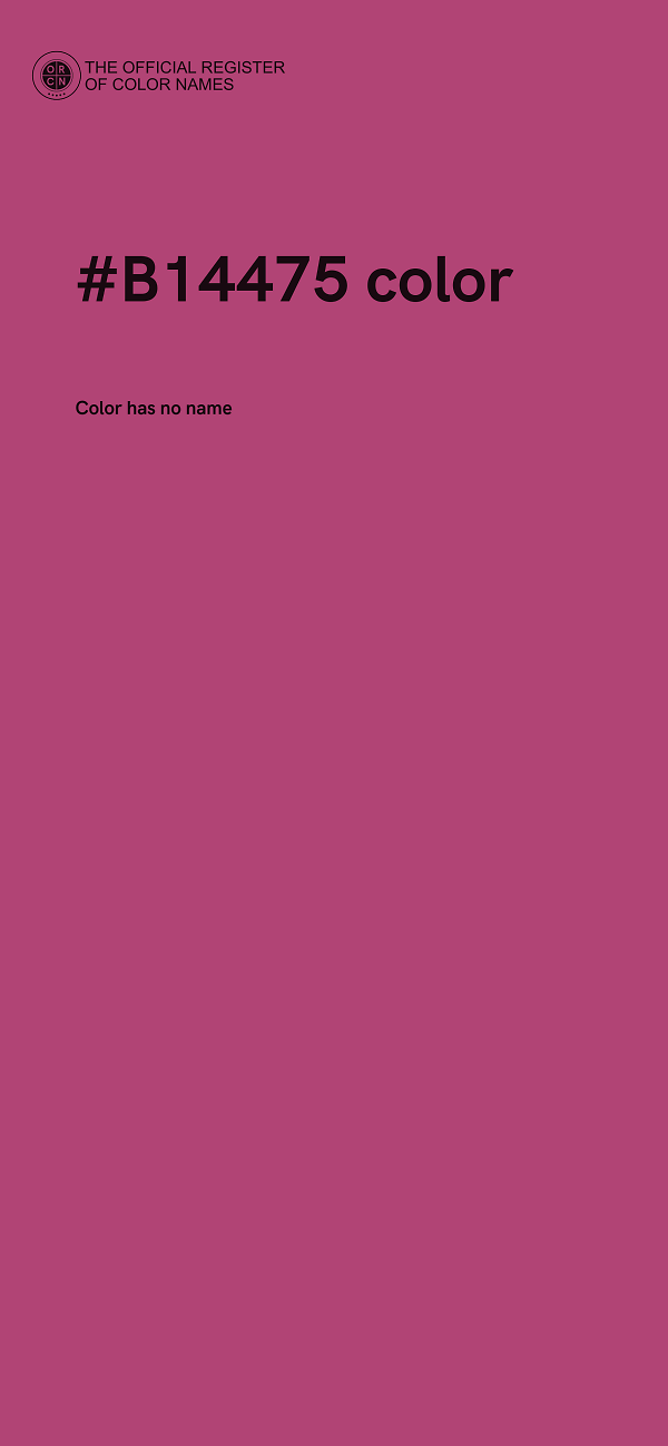 #B14475 color image