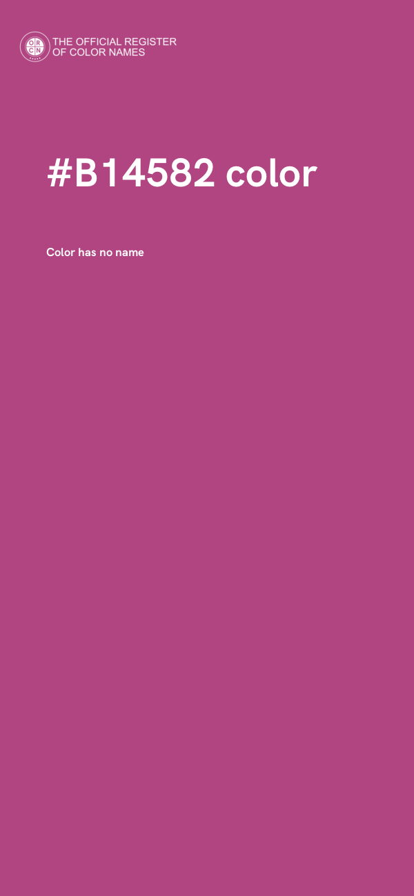 #B14582 color image