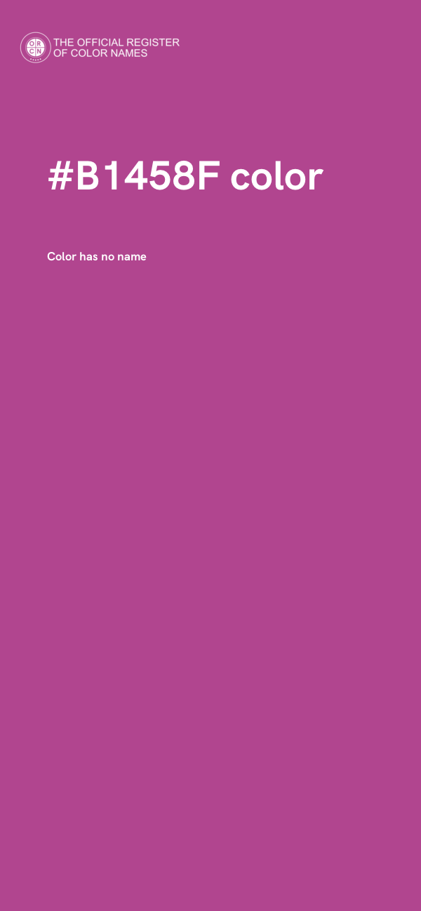 #B1458F color image