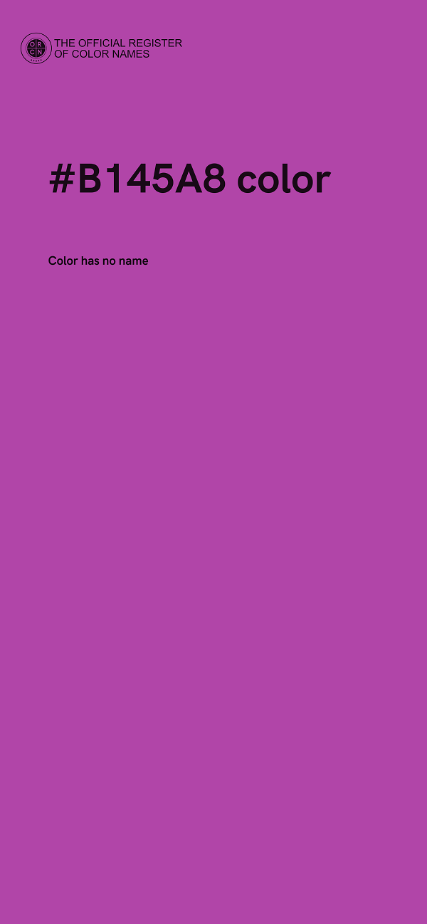 #B145A8 color image