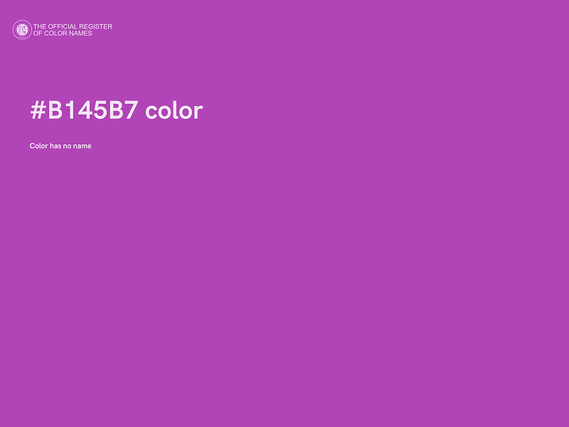 #B145B7 color image