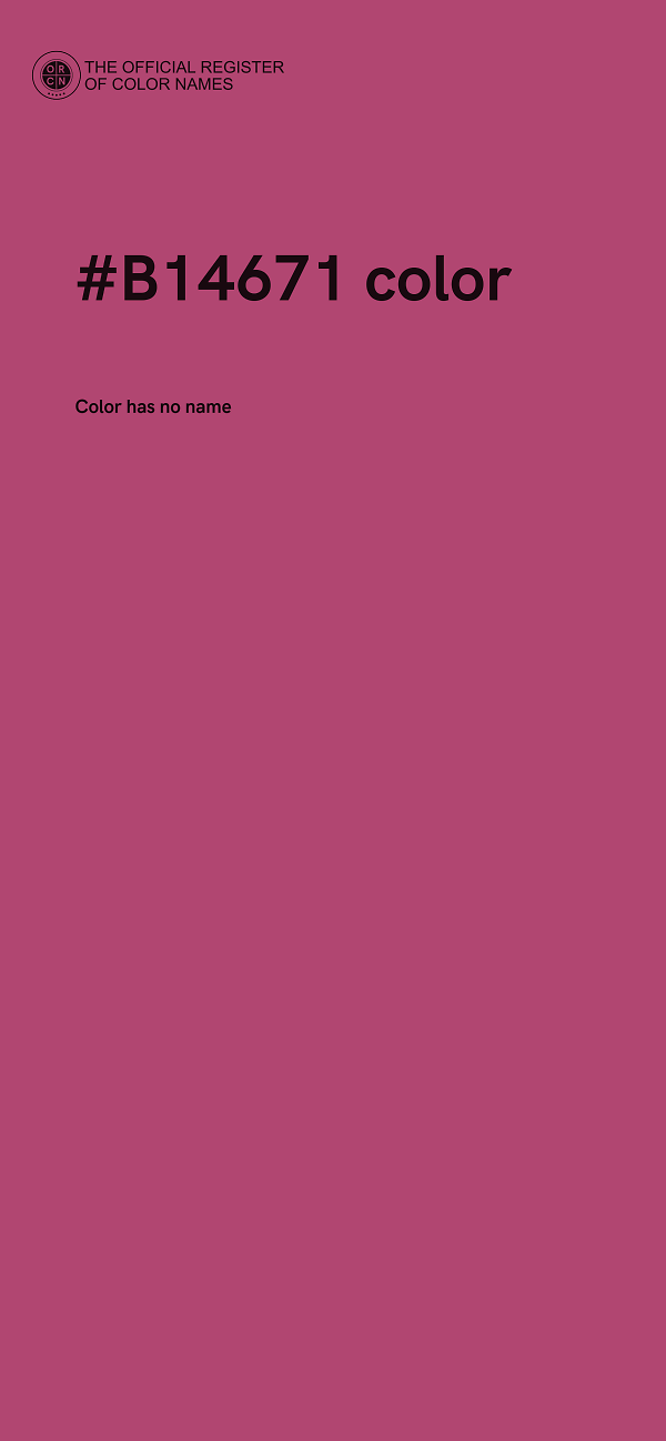 #B14671 color image