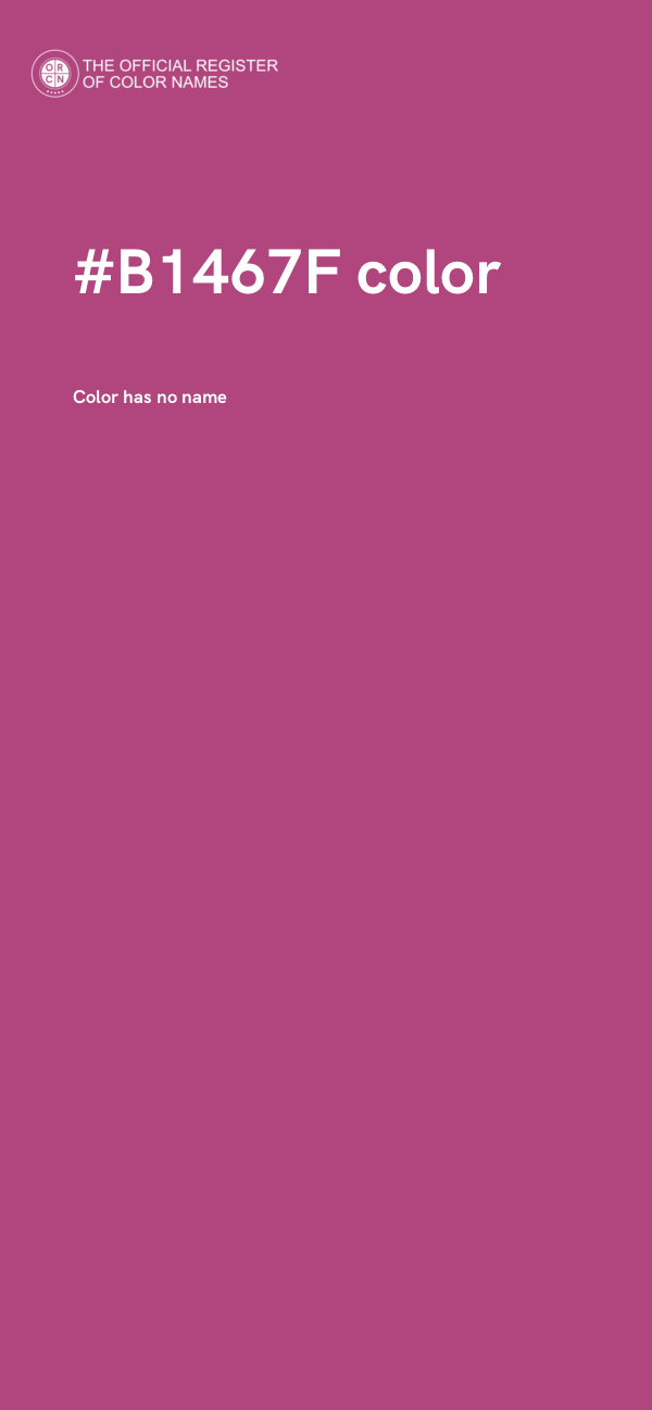#B1467F color image