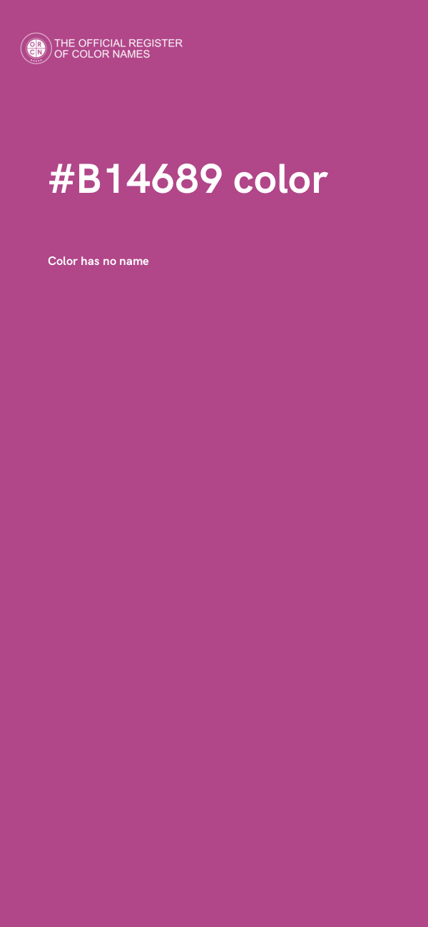 #B14689 color image