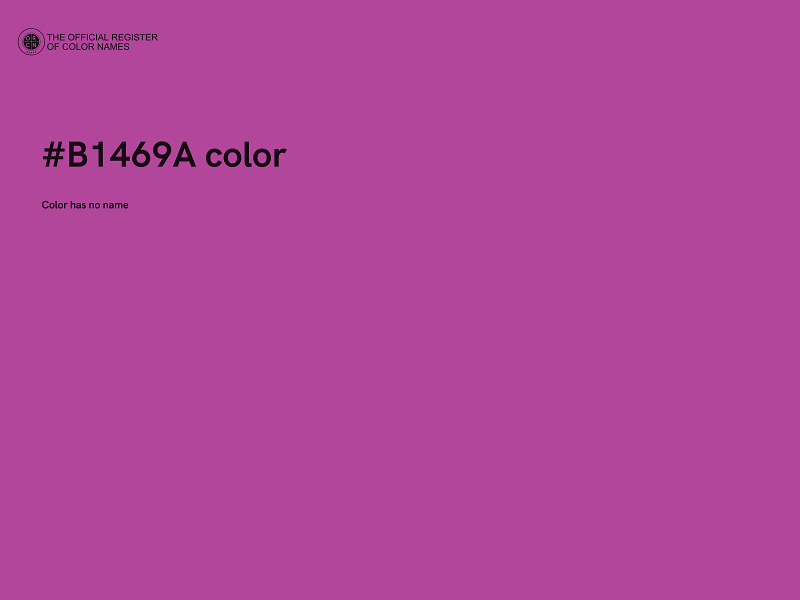 #B1469A color image