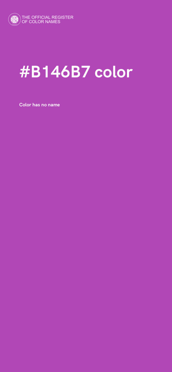 #B146B7 color image