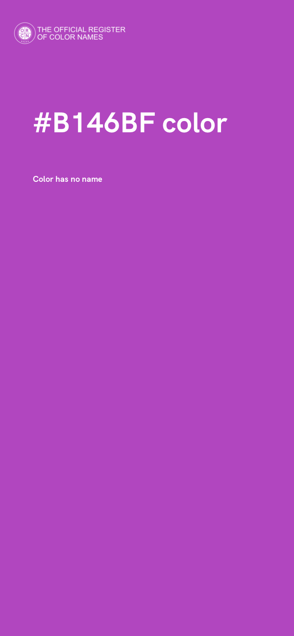 #B146BF color image