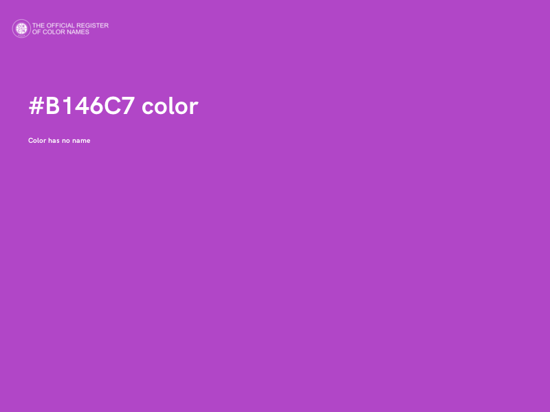 #B146C7 color image