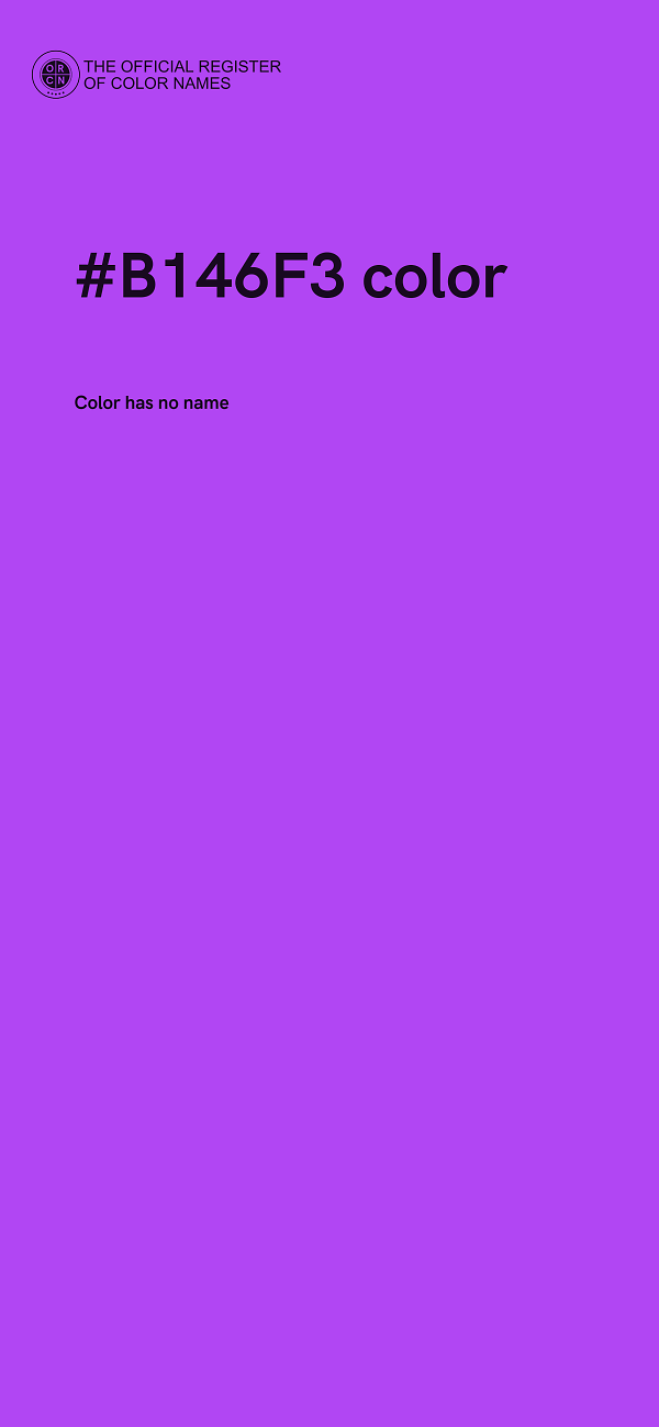 #B146F3 color image