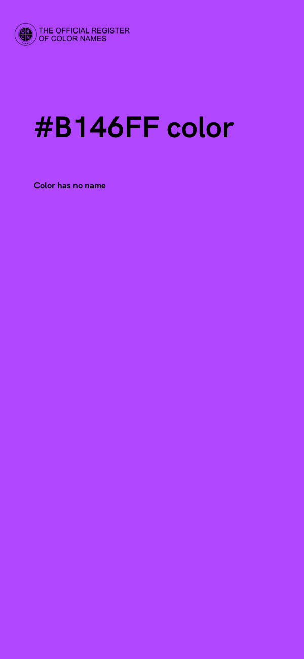 #B146FF color image