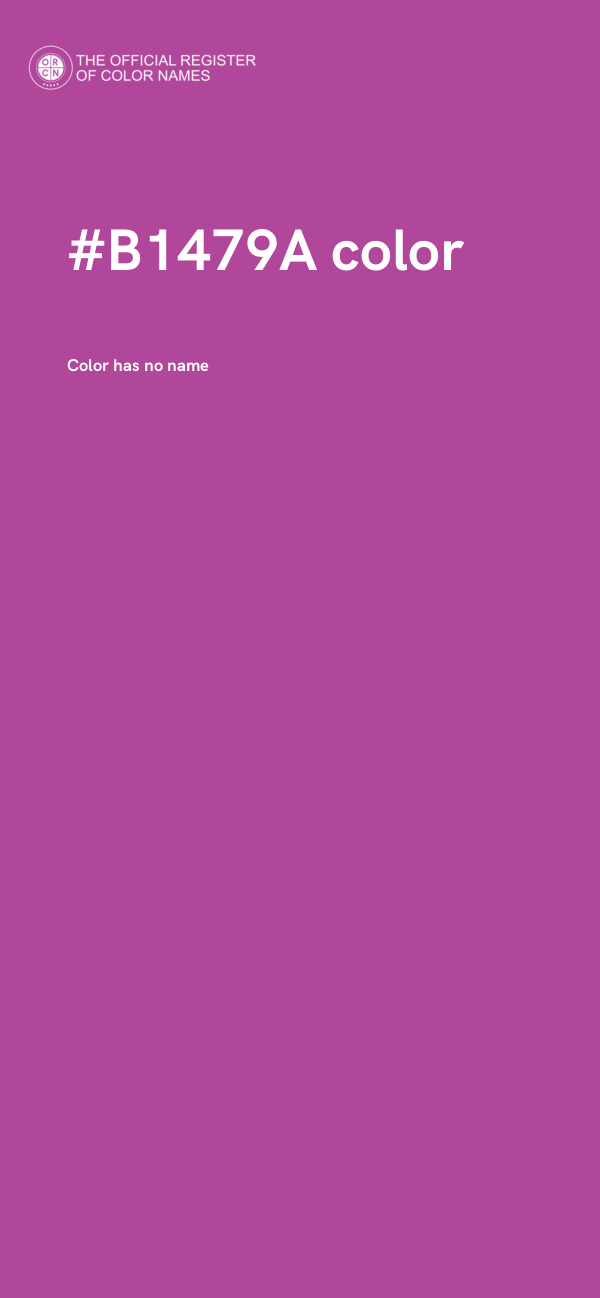 #B1479A color image