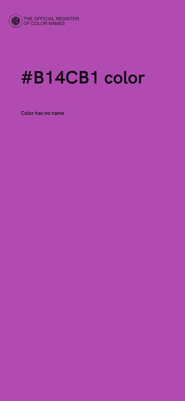 #B14CB1 color image