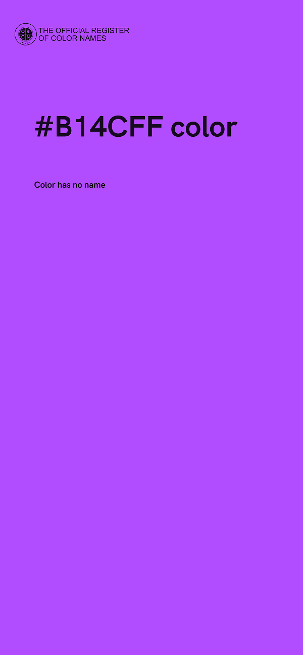 #B14CFF color image