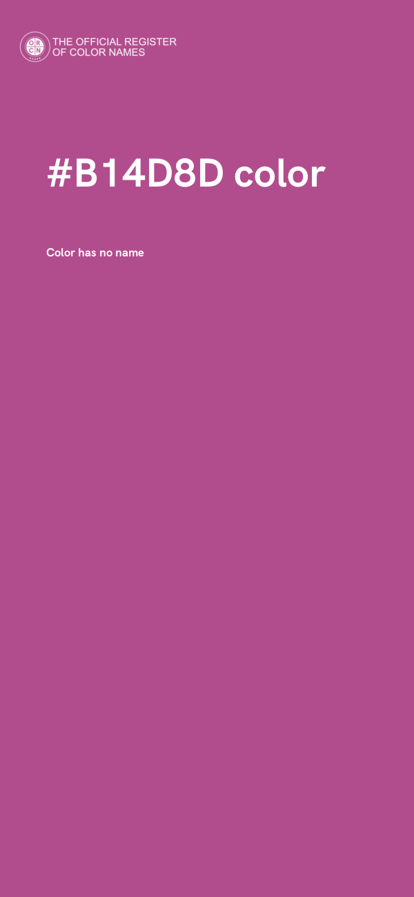 #B14D8D color image